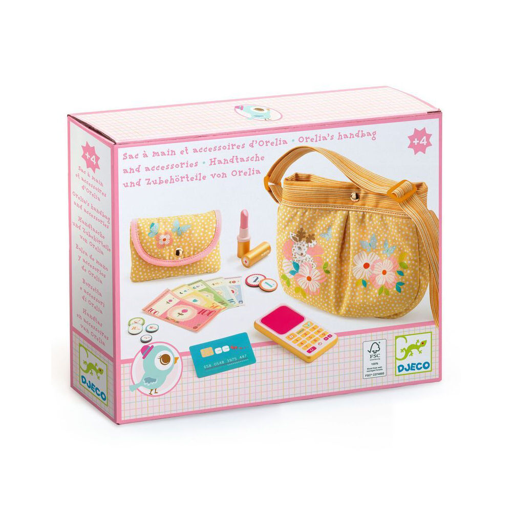 Djeco Orelia's Handbag & Accessories Kids/Child Pretend Play Toy Set 4y+ (16 Pieces) — image 3