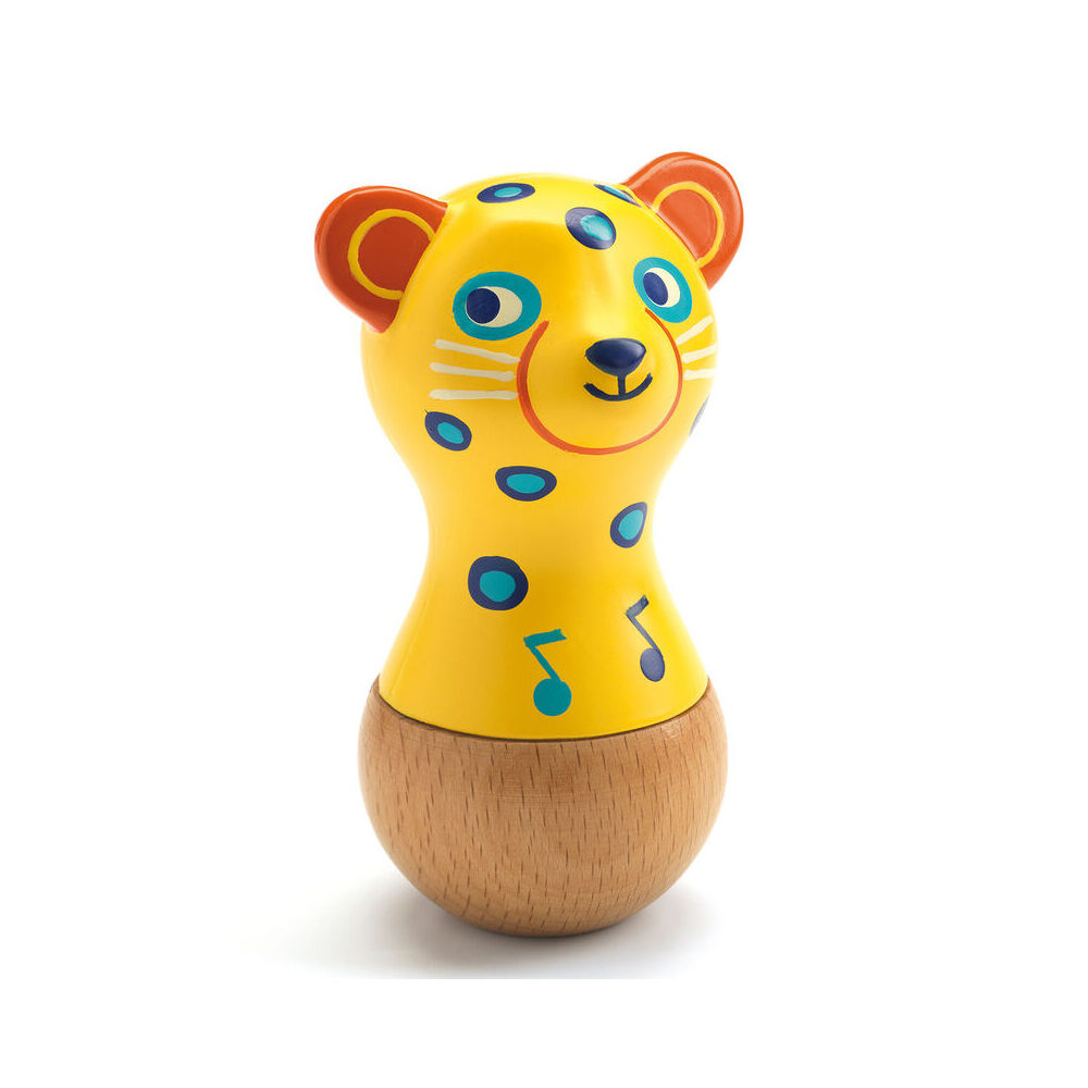 Djeco Animambo Jaguar Maracas Kids/Childrens Musical Fun Play Toy Set 12m+