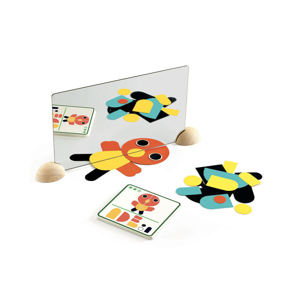 Djeco Ze Mirror Animals Set 34cm Educational Play Toy Set Kids/Children 6y+