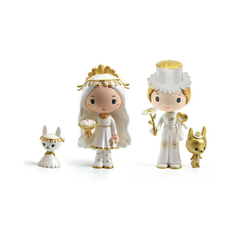 Djeco Marguerite & Léoplold Tinyly Figurines 18x13cm Kids/Childrens Play Toy 4y+