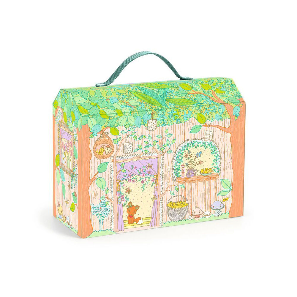 Djeco Sylvia & Fox's House In The Forest Figurines Kids/Children Play Toy 4y+ — image 6