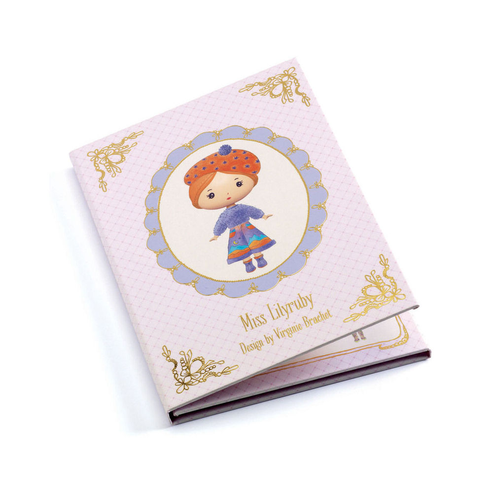 Djeco Miss Lilyruby Tinyly Removable Stickers Set 12x16cm Kids/Children 4y+