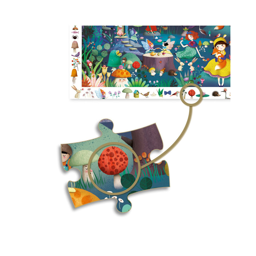 Djeco Enchanted Forest Observation Jigsaw Puzzle Kids Game 34x23cm 5y+ (100 Pieces) — image 4