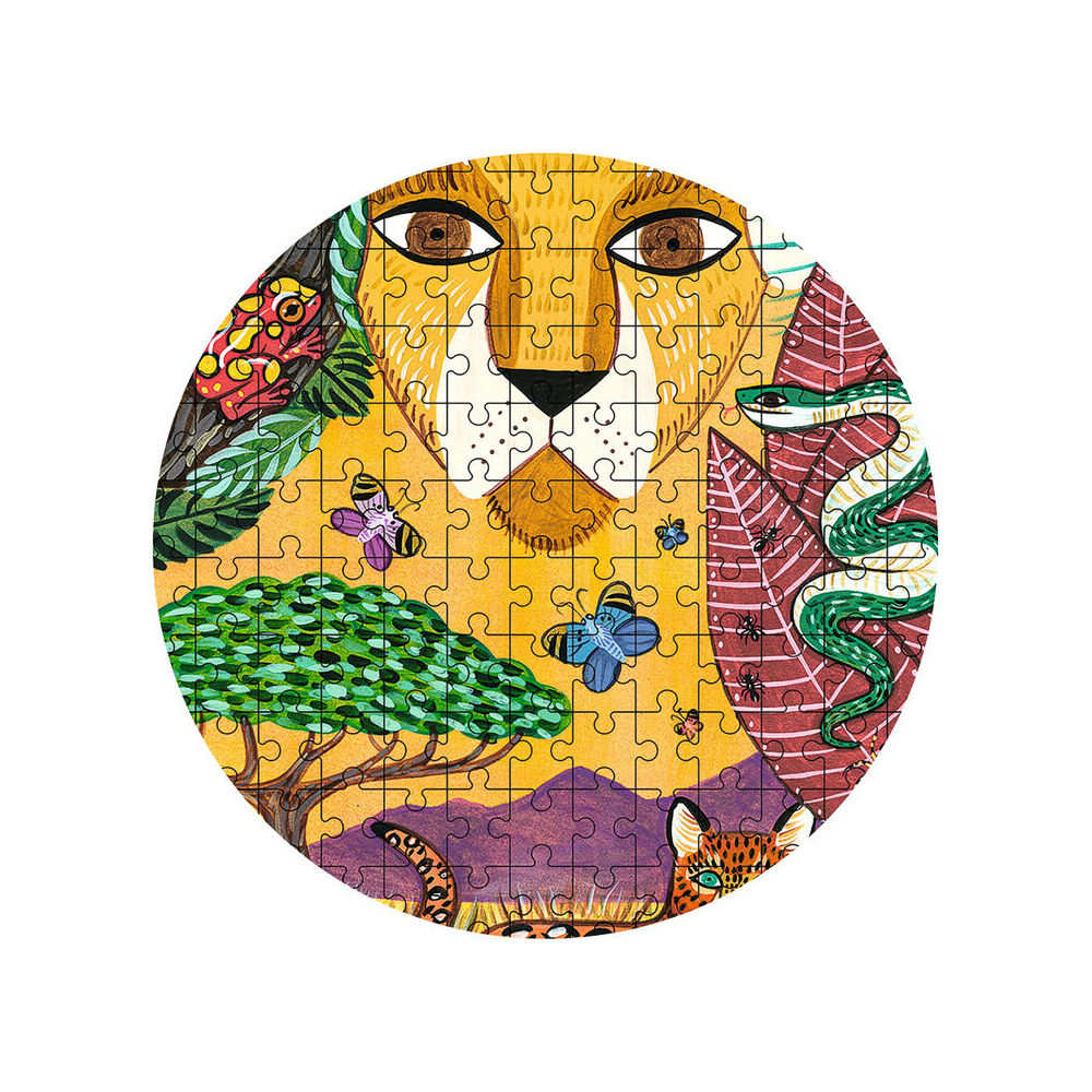 Djeco Lion Shaped Art Jigsaw Puzzle Kids Educational Game 46x60cm 7y+ (350 Pieces) — image 3