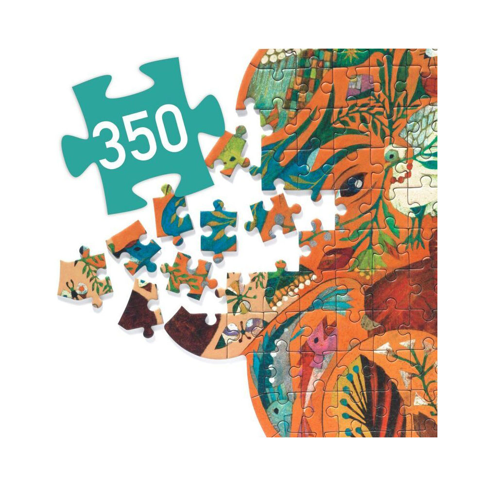 Djeco Silhouette Bear Shaped Kids Activity Educational Art Puzzle 7y+ (350 Pieces) — image 3
