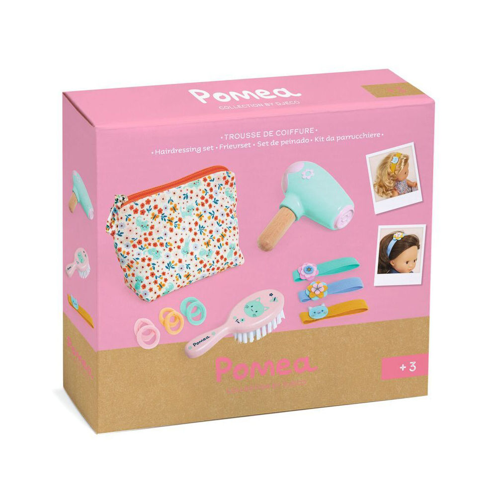 Djeco Lovely Doll Hairdressing Set Kids/Children/Toddler Pretend Play Kit 3y+