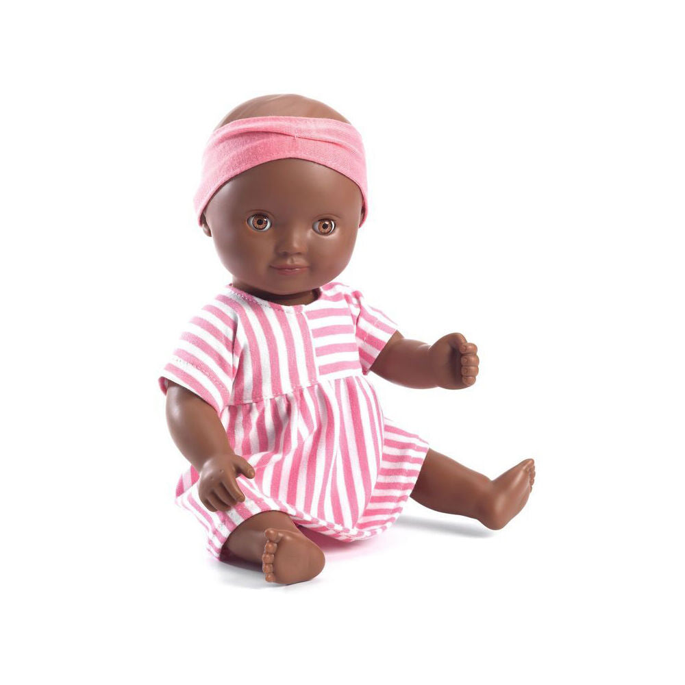 Djeco 32cm Baby Girl Ciara Pomea Hard Body Doll Kids/Children Play Toy 18m+