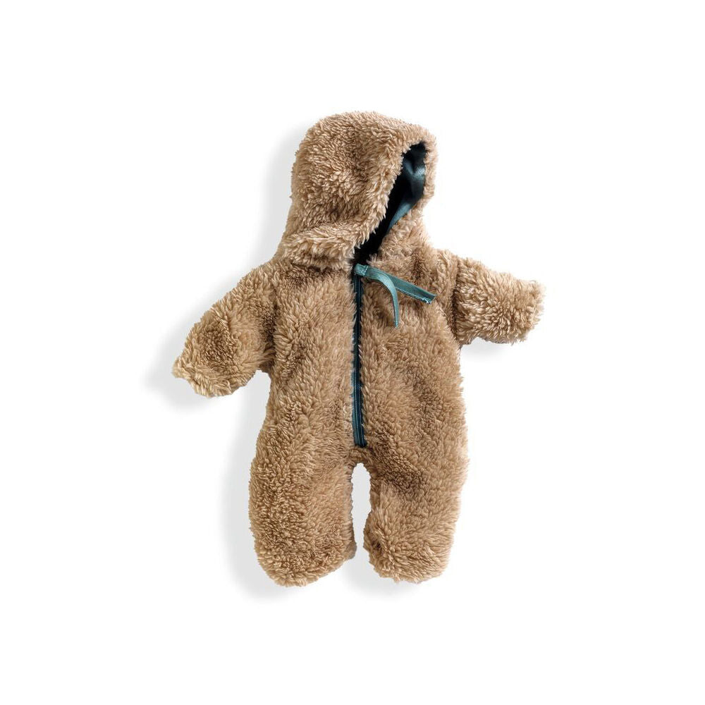 Djeco Winter Doll's Onepiece Jumpsuit w/ Zipper Kids/Child Toy Cloth 2y+ Brown