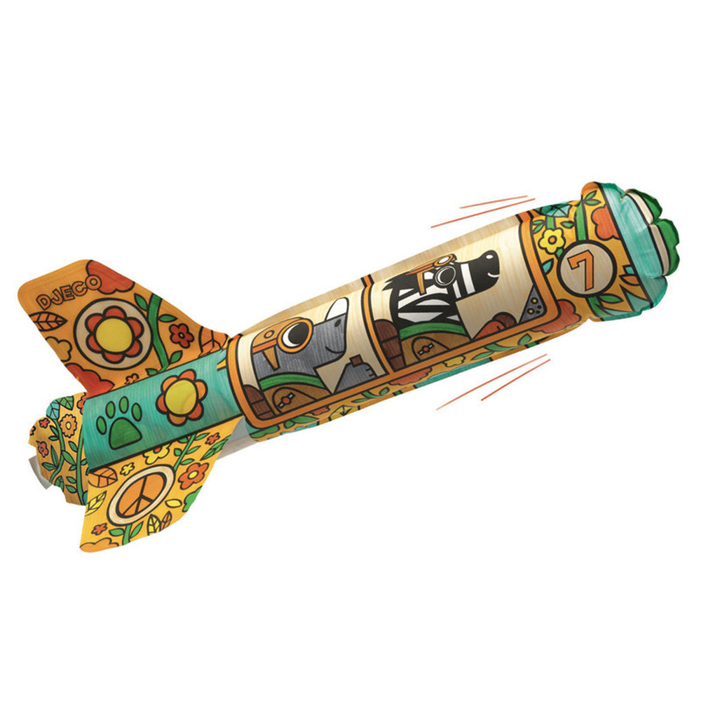 Djeco Do It Yourself To The Sky Rockets Colour & Inflate Kids Craft Kit 4y+ — image 3