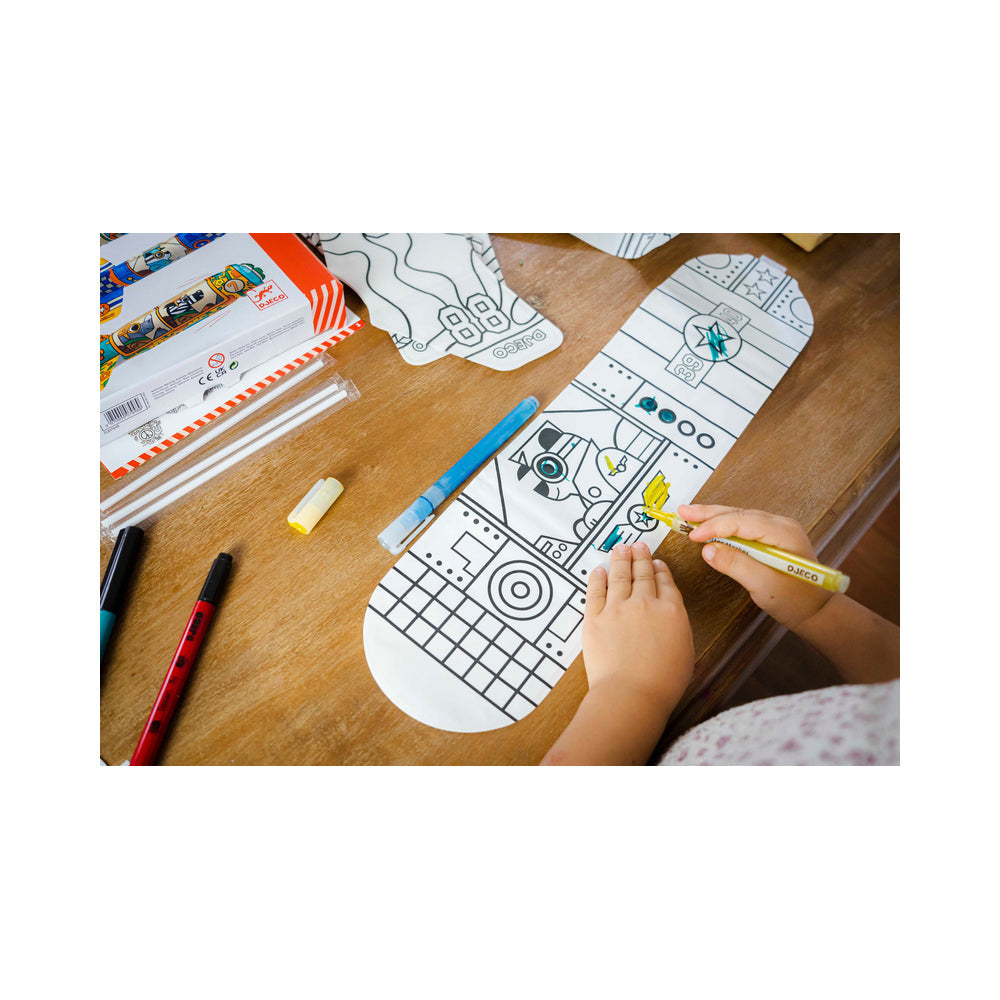 Djeco Do It Yourself To The Sky Rockets Colour & Inflate Kids Craft Kit 4y+ — image 6