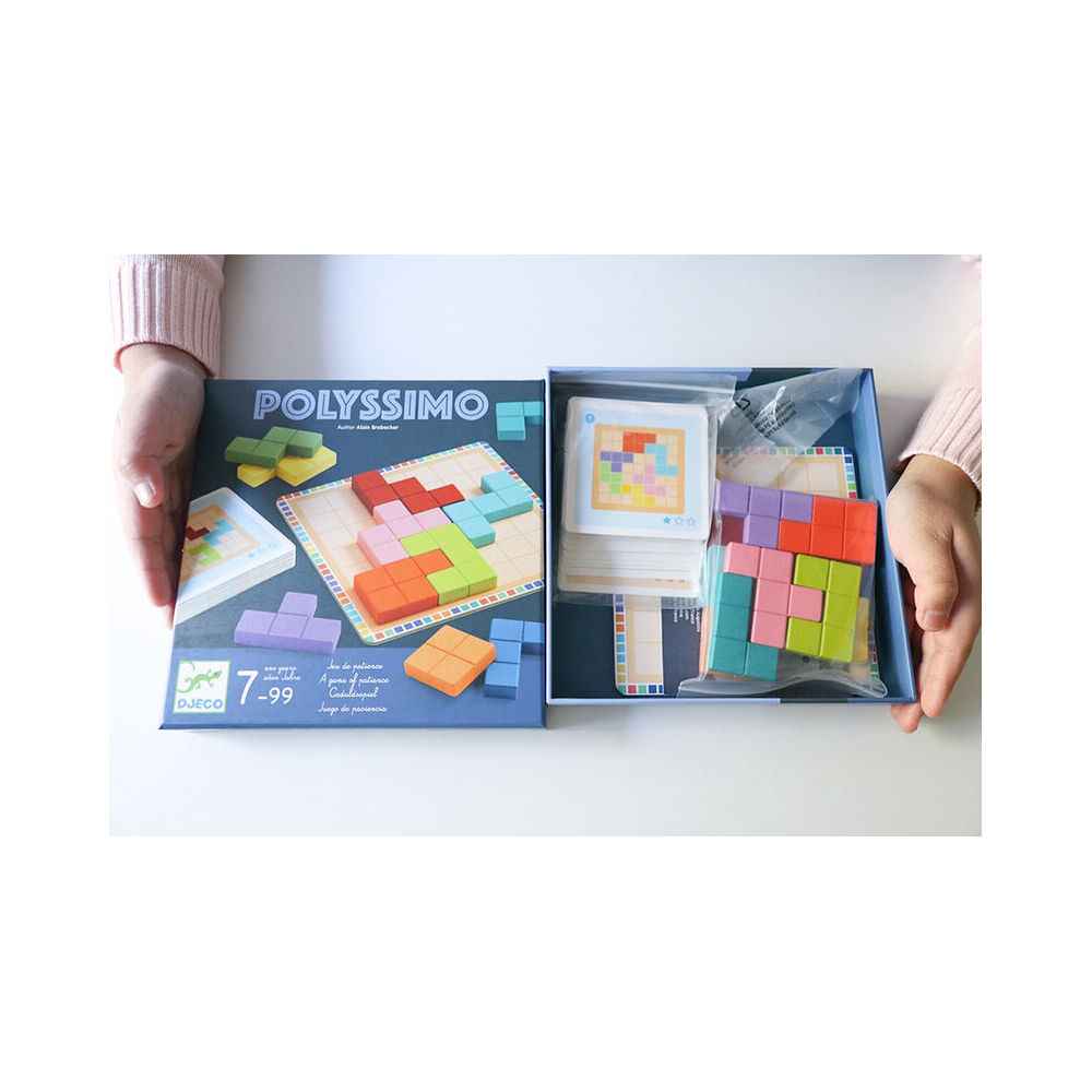 Djeco Polyssimo Sologic Kids/Children Play Board Game w/ 30 Challenges 7y+ — image 4