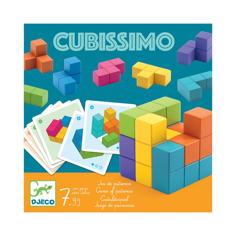 Djeco Cubissimo Sologic Kids/Children Play Board Game w/ 60 Challenges 7y+ — image 2