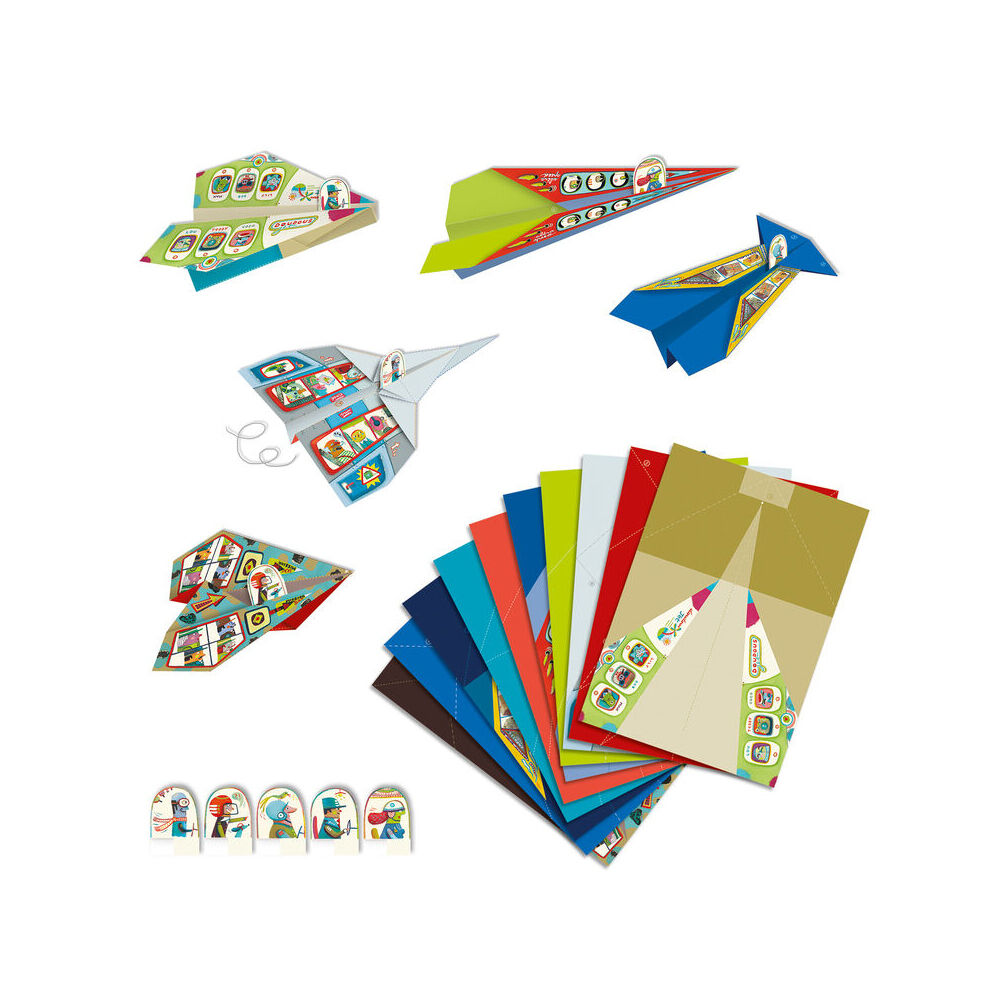 Djeco Planes Origami Kids/Children Art Educational Folding Activity Kit 7y+ — image 2