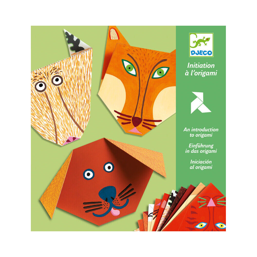 Djeco Animals Origami Kids/Children Art Educational Folding Activity Kit 4y+