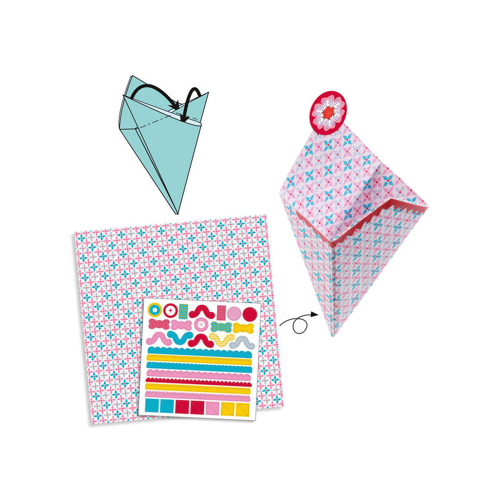 Djeco Small Boxes Origami Kids/Children Art/Craft Folding Activity Kit 7y+ — image 3