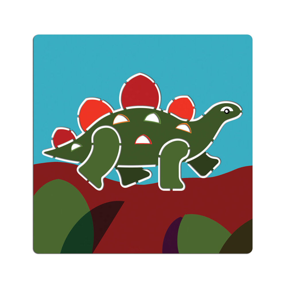 Djeco Dinosaurs Stencil Sheets Kids Art Drawing Educational Activity 4y+ (5 Pieces) — image 3