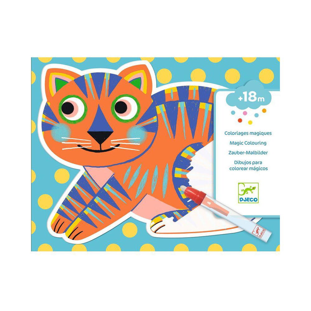 Djeco Animalo-Ma Water Colouring Kids/Children Art/Craft Activity Set 18m+
