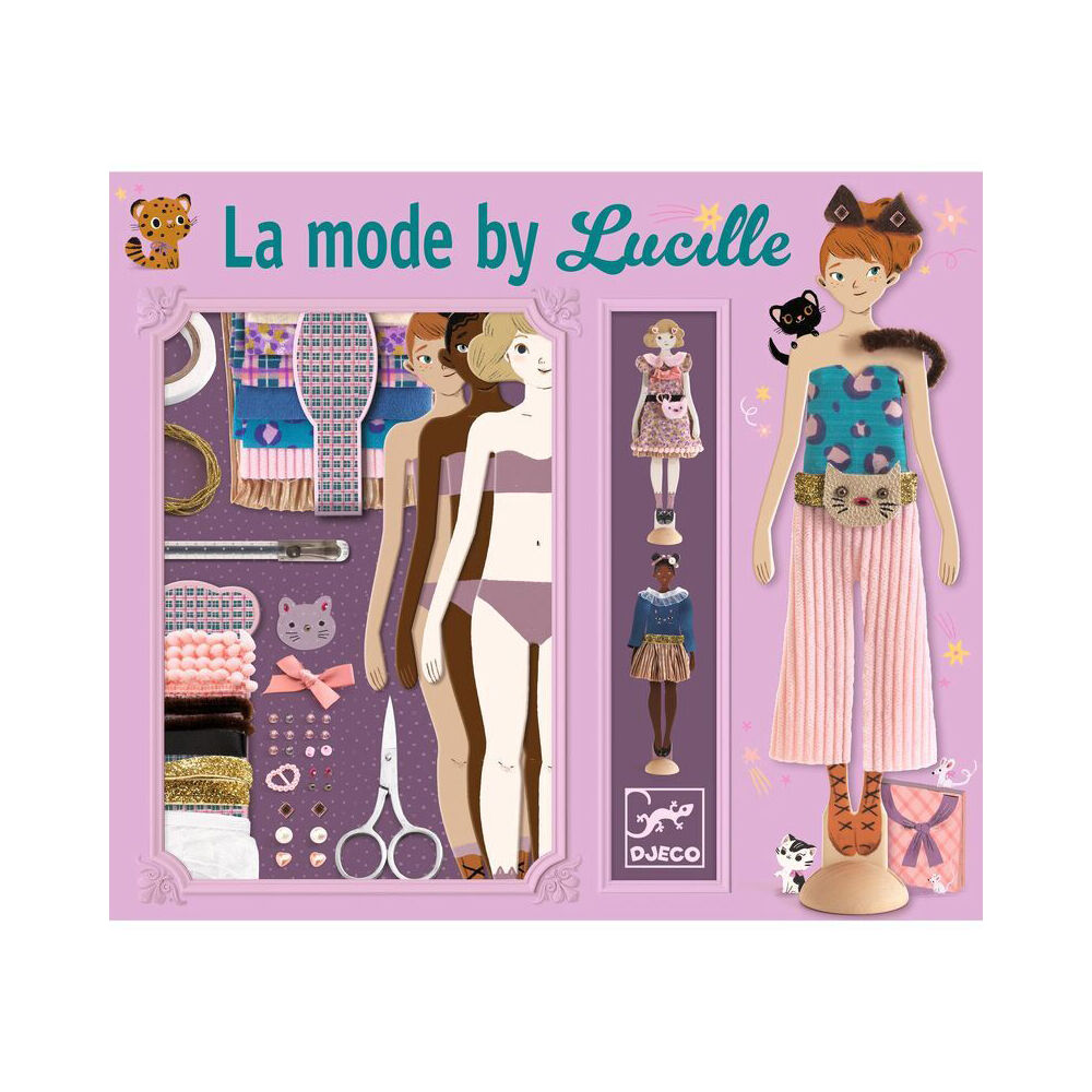 Djeco Fashion By Lucille Workshop DIY Sewing Art/Craft Kit Kids/Children 7y+