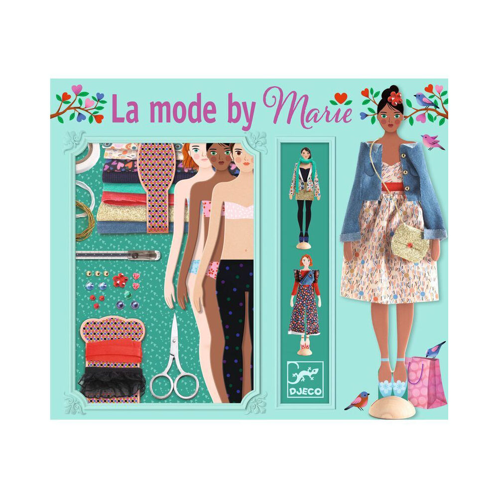 Djeco Fashion By Marie Workshop DIY Sewing Art/Craft Kit Kids/Children 7y+
