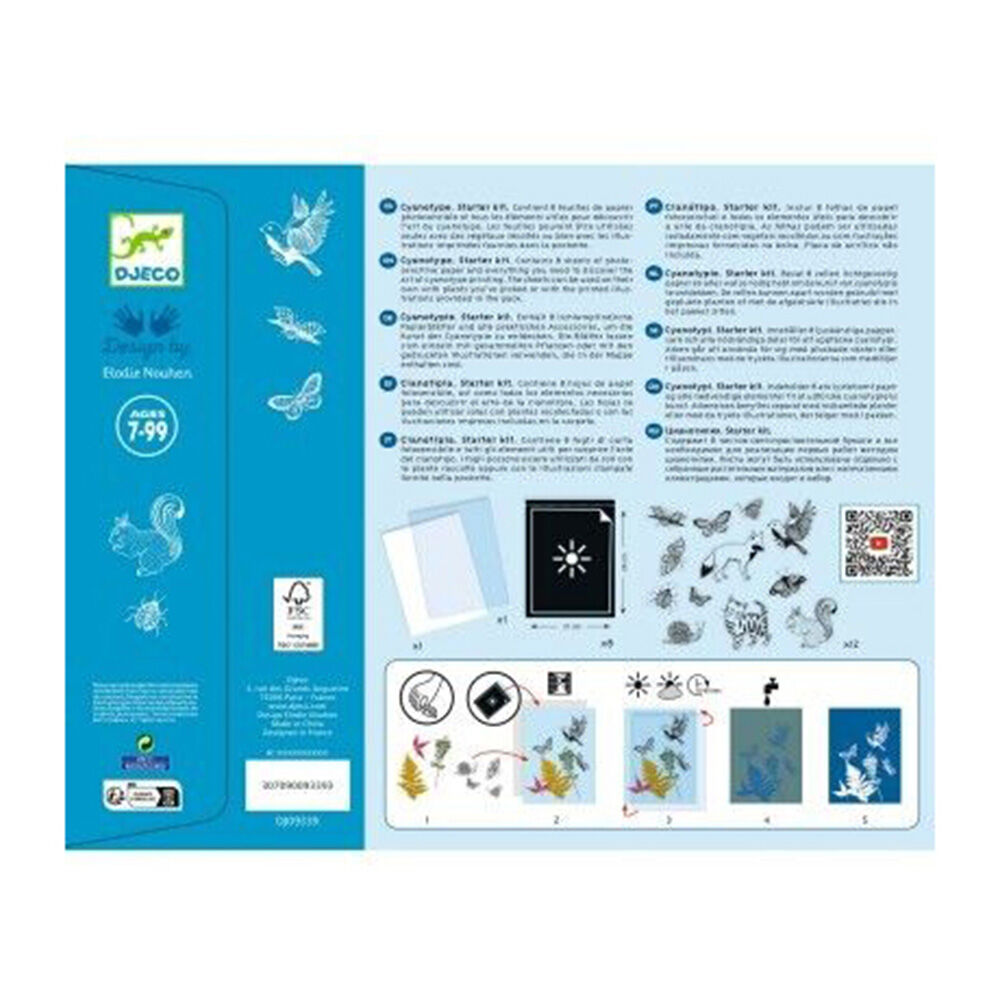 Djeco Cyanotype Starter Kit Kids/Children Creative Craft/Art Activity Kit 7y+ — image 5