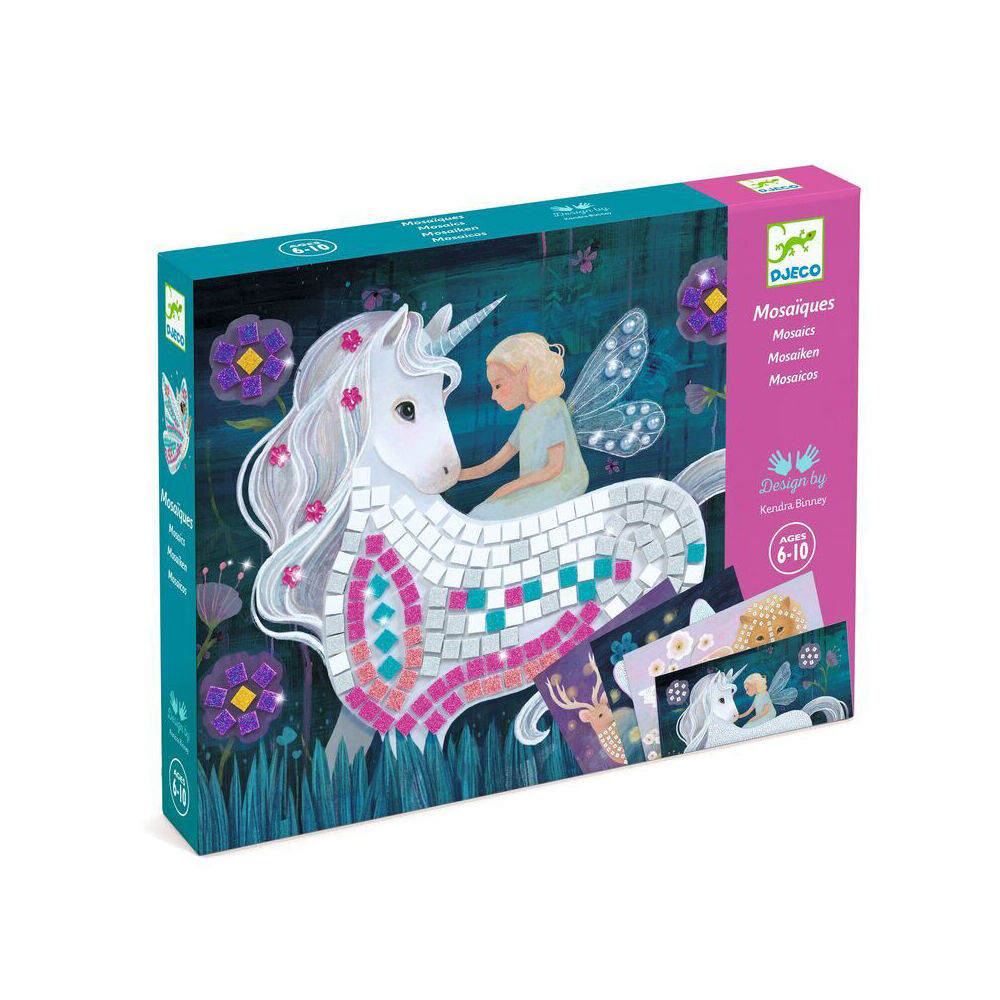 Djeco The Enchanted World Mosaic Kids/Childrens DIY Creative Craft Kit 6y+ — image 4