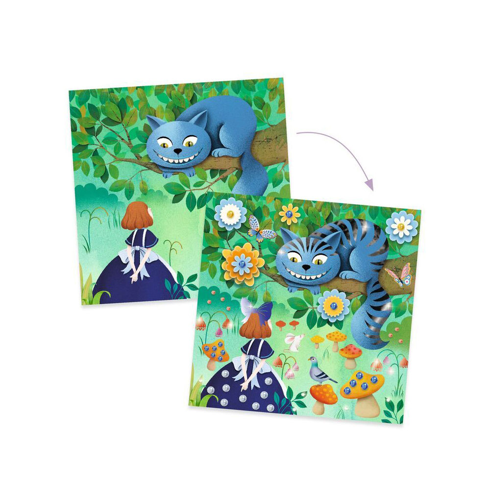 Djeco In Wonderland Fairy Tale to Decorate Kids/Children Fun Activity Set 6y+ — image 4