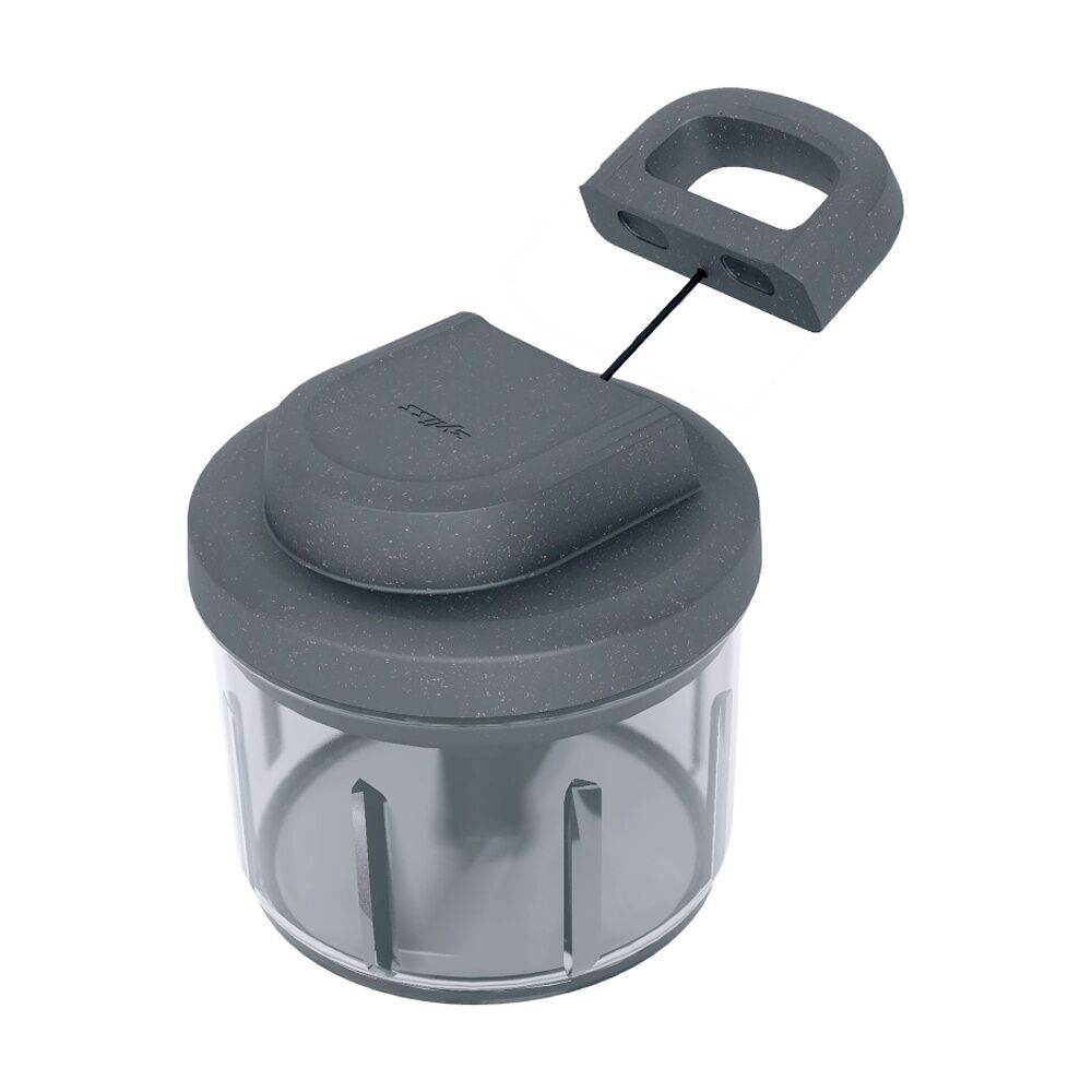 Zyliss Dark Grey Easy Pull Manual Food Processor Kitchen Gadget/Accessory