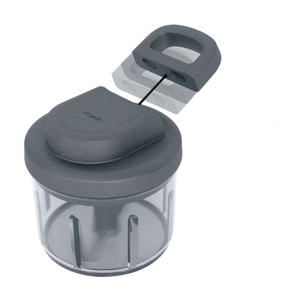 Zyliss Dark Grey Easy Pull Manual Food Processor Kitchen Gadget/Accessory — image 2