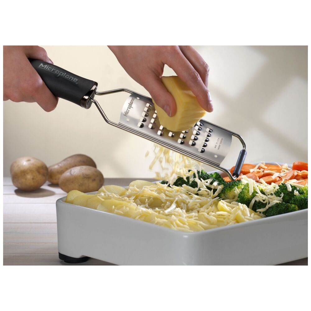 Microplane Black Plastic Handle Gourmet Extra Course Grater Kitchen Accessory — image 3
