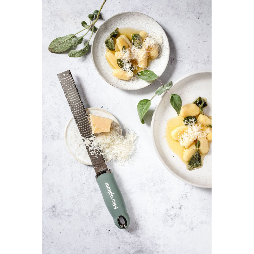 Microplane Premium Lemon/Lime Zester/Grater Stainless Steel Eucalyptus Green — image 3