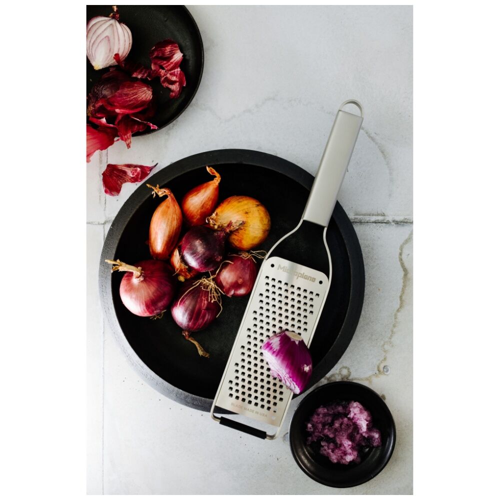 Microplane Silver Professional Grade Course Handheld Grater Stainless Steel — image 2