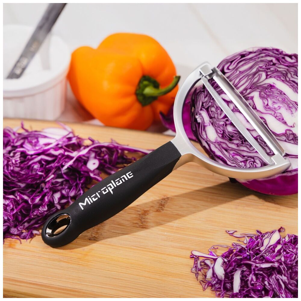 Microplane Extra Wide Peeler Stainless Steel Blade Professional Kitchen Tool — image 4
