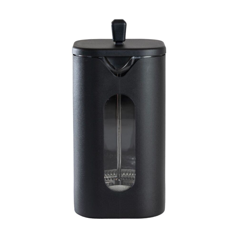 Euroline 1000ml Black Coffee & Tea Maker Plunger French Press Square Shaped — image 2
