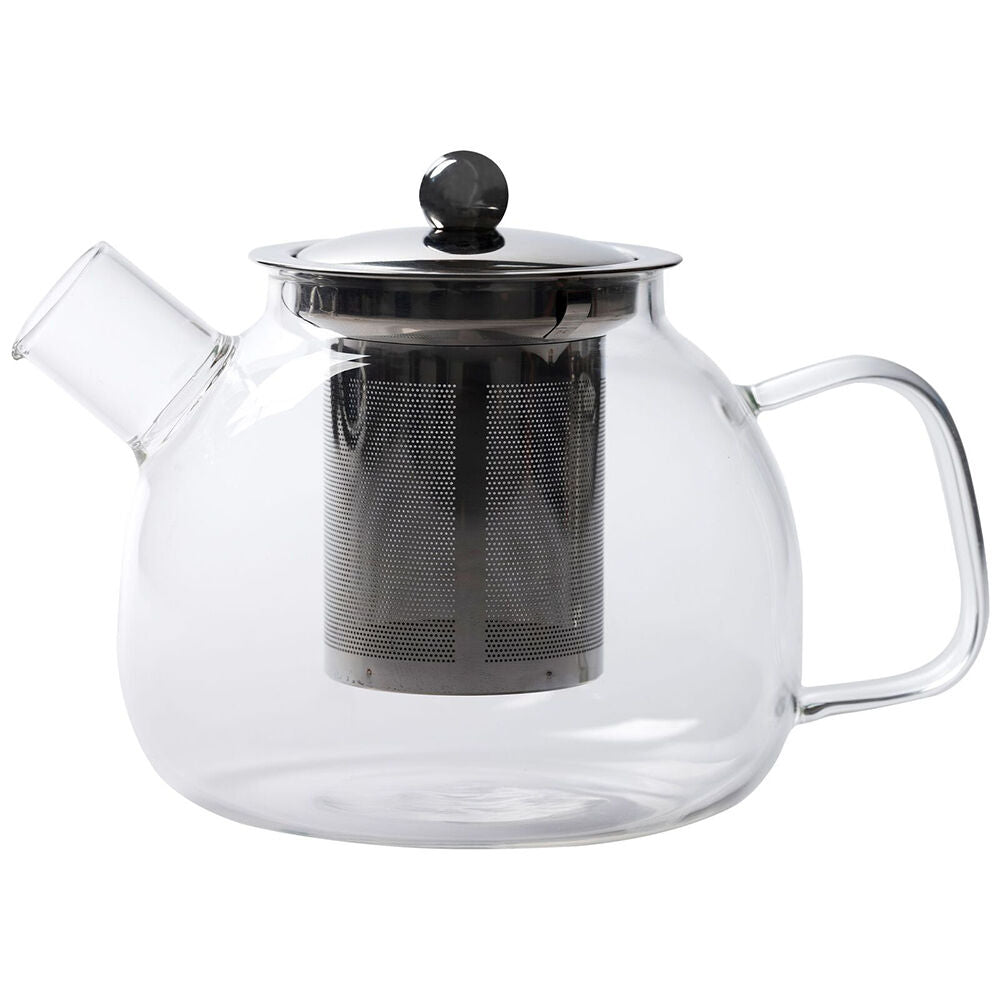 Euroline 800ml Durable Glass Tea Maker Pot w/Loose Leaf Infuser