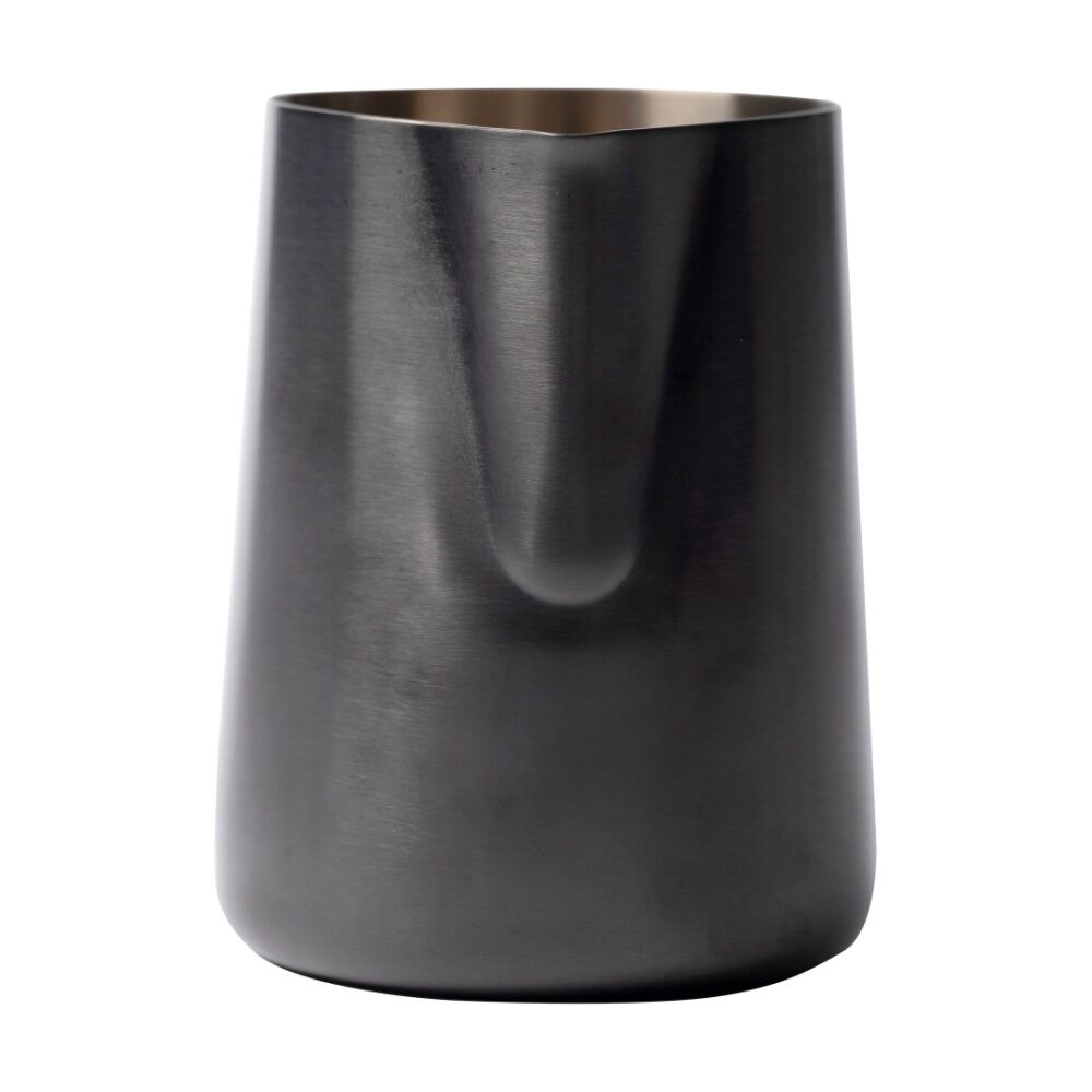 Euroline 600ml Black Stainless Steel PVD Milk Jug for Frothing Coffee Making — image 2