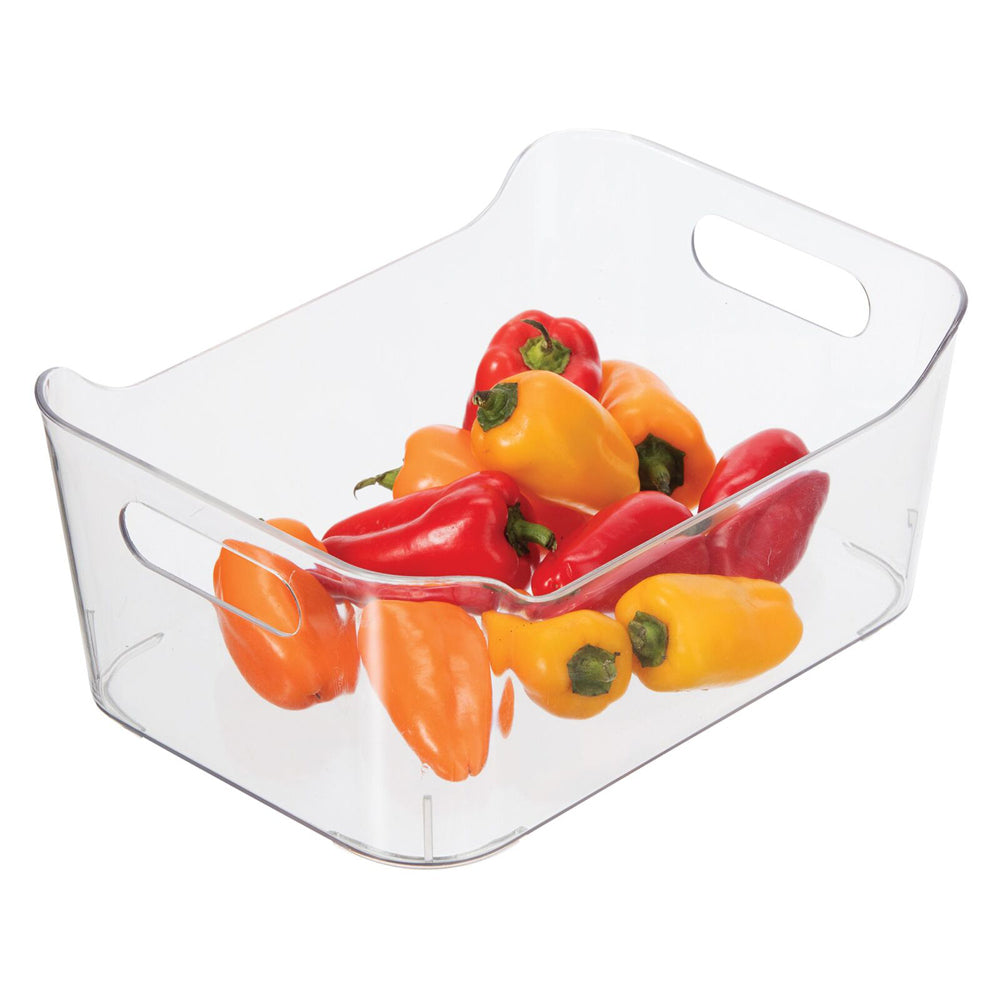 Oggi 24cm Storage Bin Home/Kitchen Food/Snack Pantry Organiser w/ Handles Clear — image 2