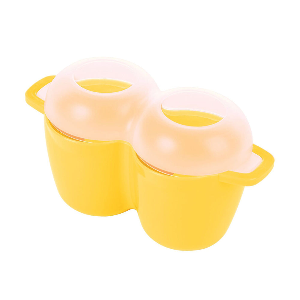 Progressive Prep Solutions Microwave Poach Perfect 2-Egg Cooker/Steamer Yellow