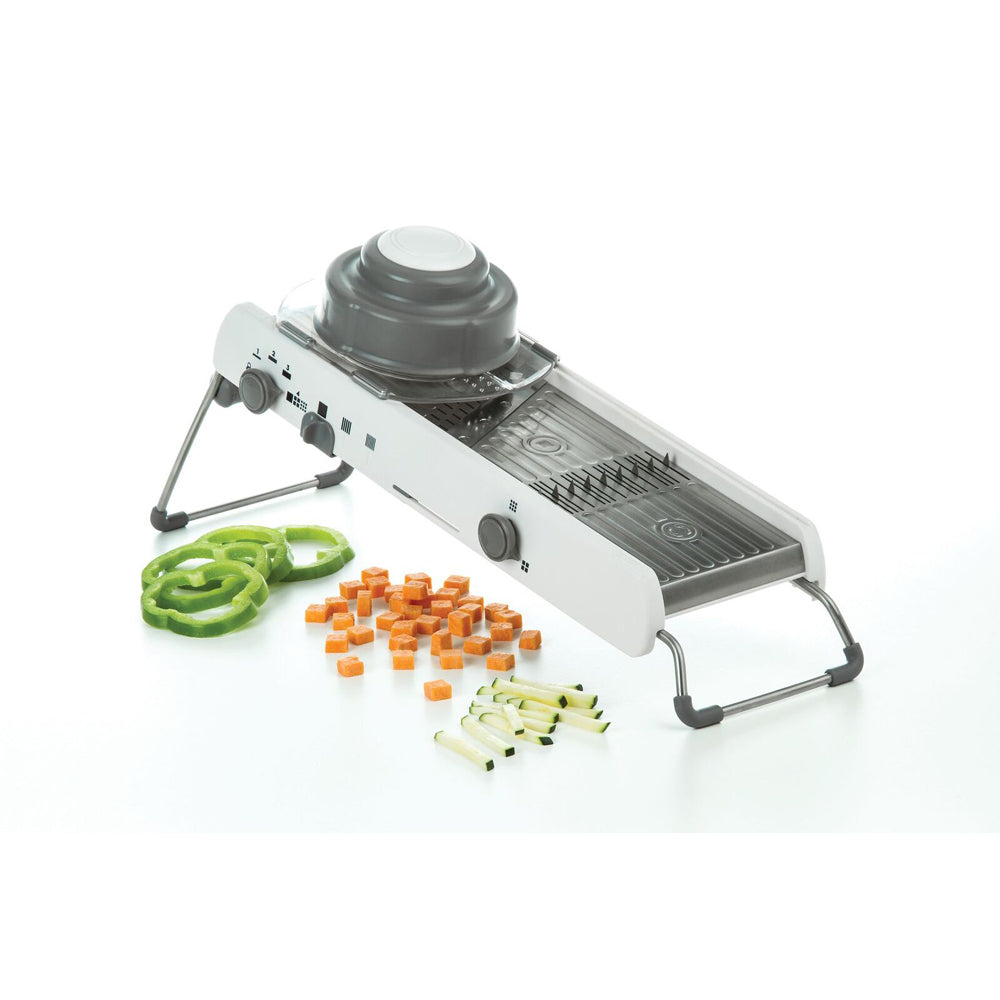 Progressive PL8 Professional Vegetable Cubing Mandoline w/ Adjustable Blades WHT — image 2