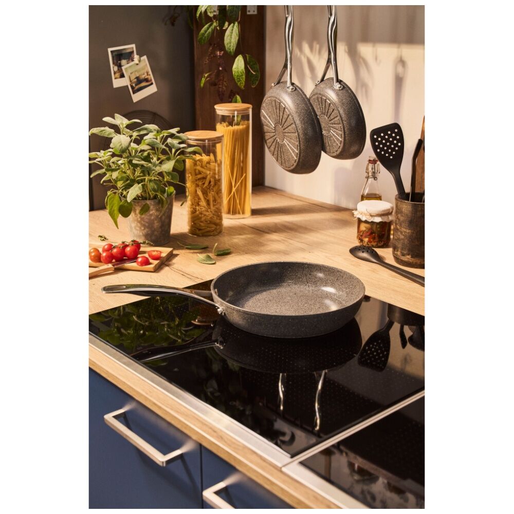Ballarini 24cm Grey Salina Frypan Ceramic Titanium Non-Stick Induction Pan — image 2