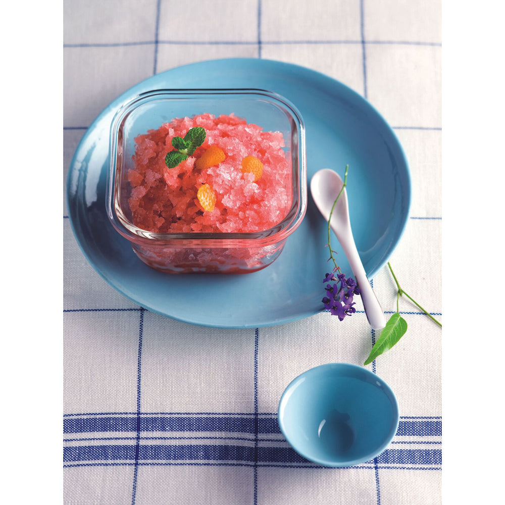Locknlock 500ml Euro Square Borosilicate Glass Food Container Storage w/ Lid CLR — image 2