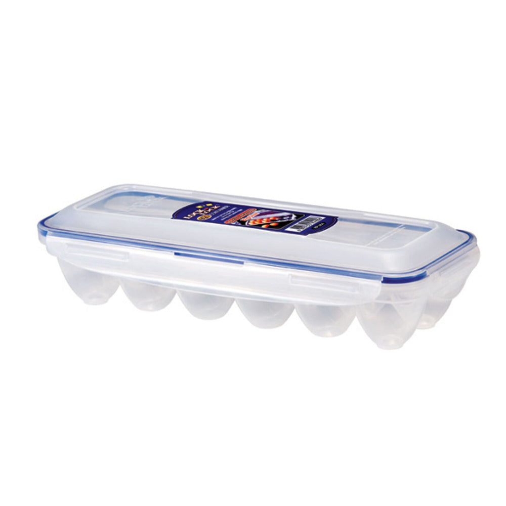 Locknlock Airtight Classic 12-Egg Dispenser Storage Container Pantry Clear (2 Pack) — image 2