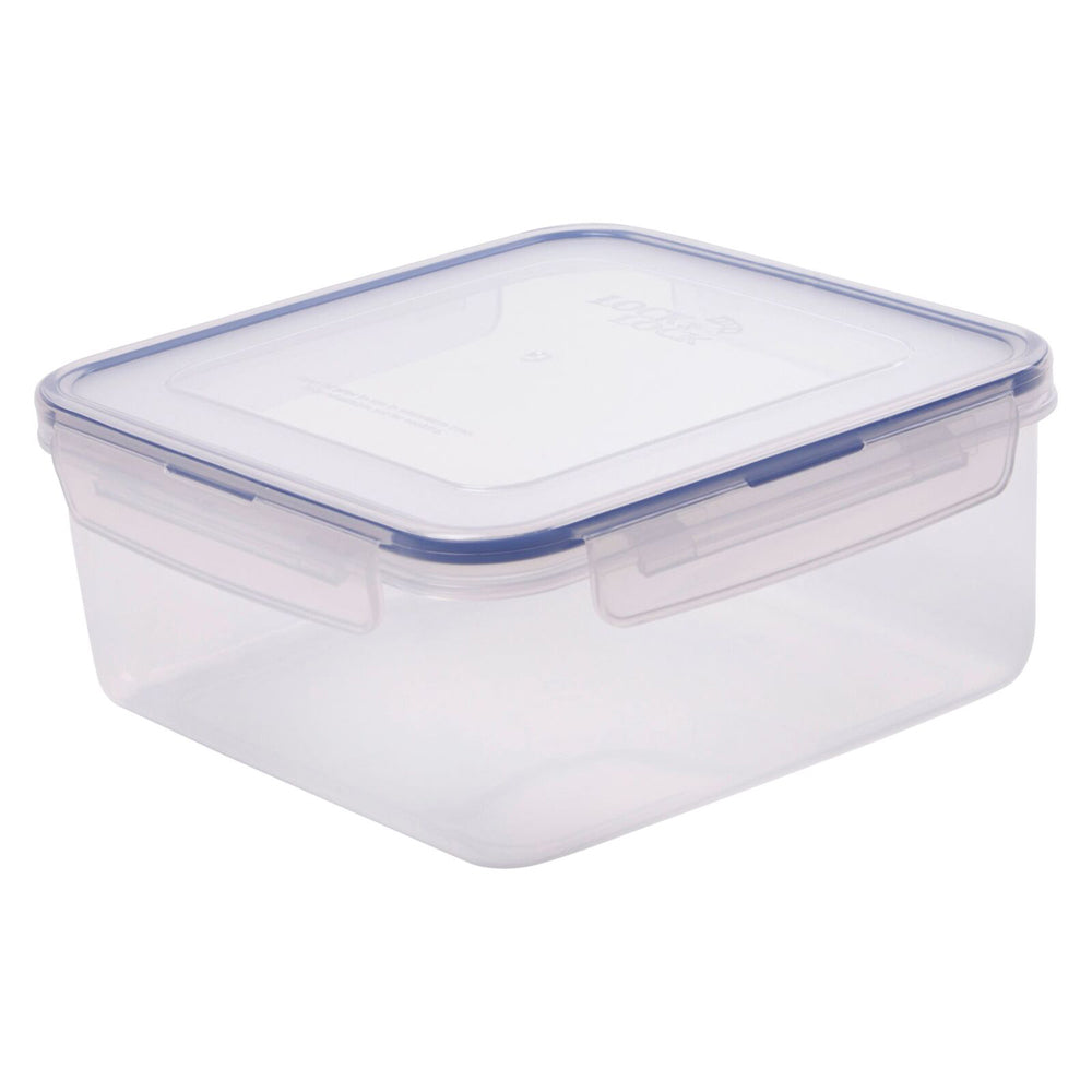 Locknlock Airtight Classic Square Food Storage Container Organiser Set Clear (5 Pack) — image 2