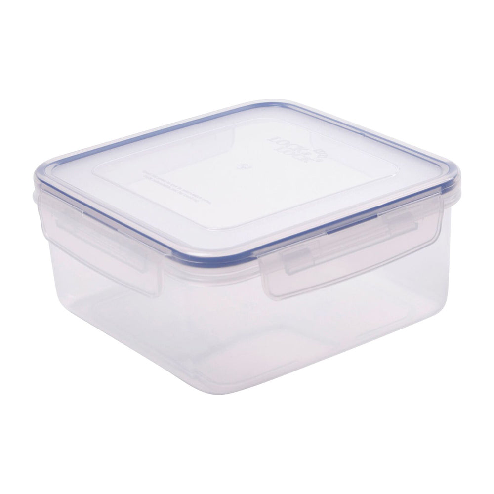 Locknlock Airtight Classic Square Food Storage Container Organiser Set Clear (5 Pack) — image 3
