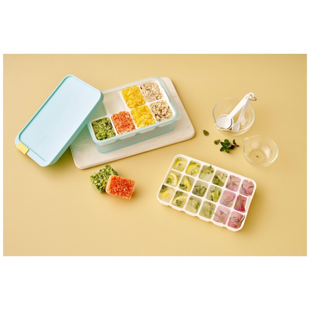 Locknlock 1.65L Blue Freezer Fit Food Container Microwave Safe w/45ml Divider — image 7
