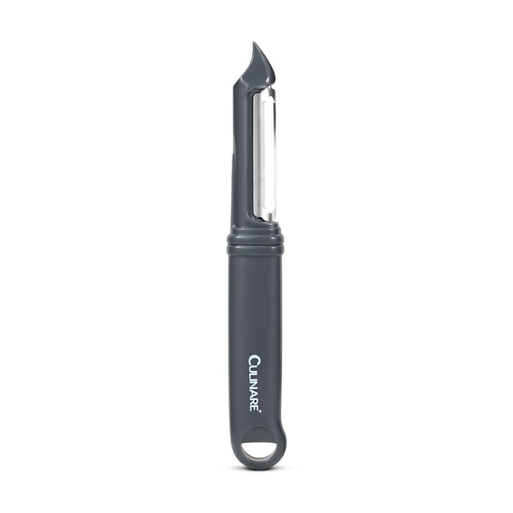 Culinare Dark Grey Swivel Stainless Steel Blade Kitchen Peeler Multipurpose