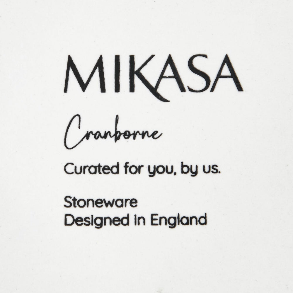 Mikasa Cranborne Stoneware Everyday Dining Dinner Plates/Bowls Set - Cream (12 Pieces) — image 4
