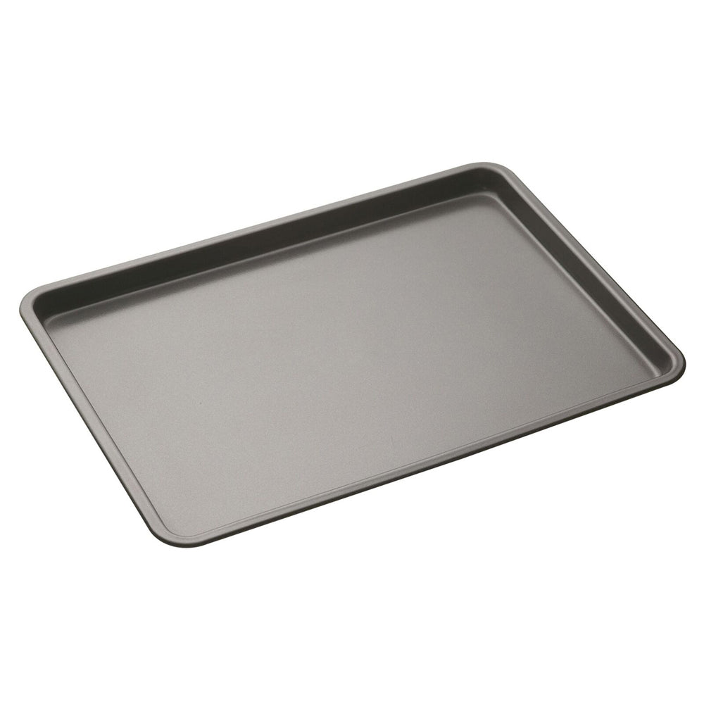 Mastercraft 35x25cm Heavy Base Non-Stick Bake Tray Kitchen Baking Pan Black