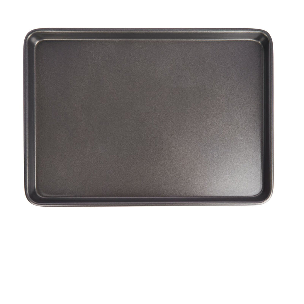 Mastercraft 35x25cm Heavy Base Non-Stick Bake Tray Kitchen Baking Pan Black — image 2