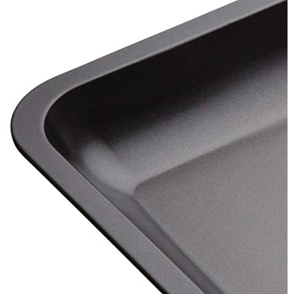 Mastercraft Heavy Base 33x25.5cm Medium Roasting Pan Baking/Cooking Tray Grey — image 2