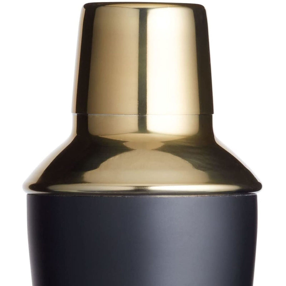 Barcraft Matte 500ml Cocktail Shaker/25ml/50ml Jigger/Strainer Set Black (3 Pieces) — image 2